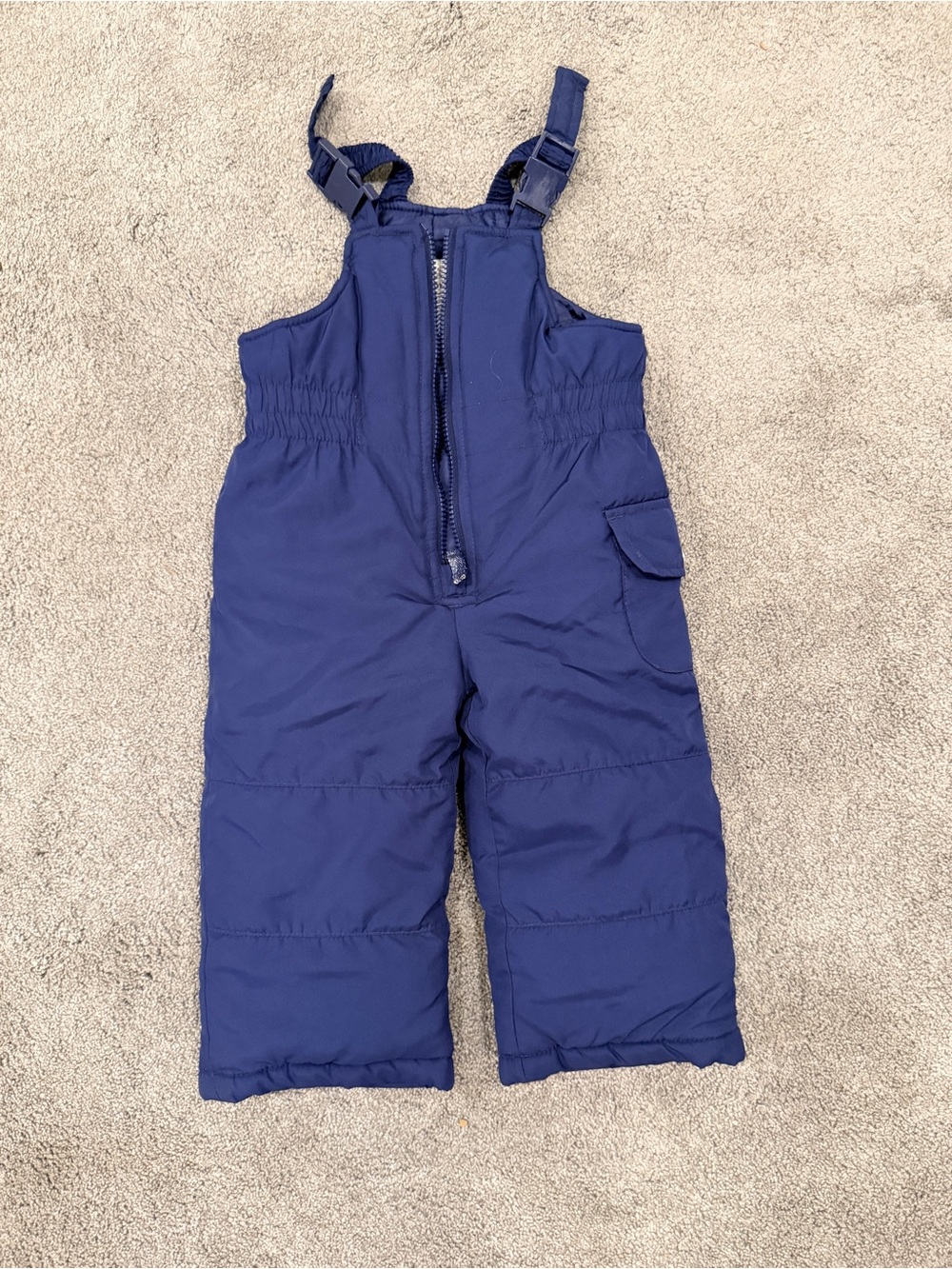 Carter's Floral Winter Coat and and Navy Snow-bib (24 months) - Picture 5 of 6